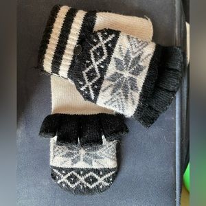 Finger Gloves with Mitt Covers